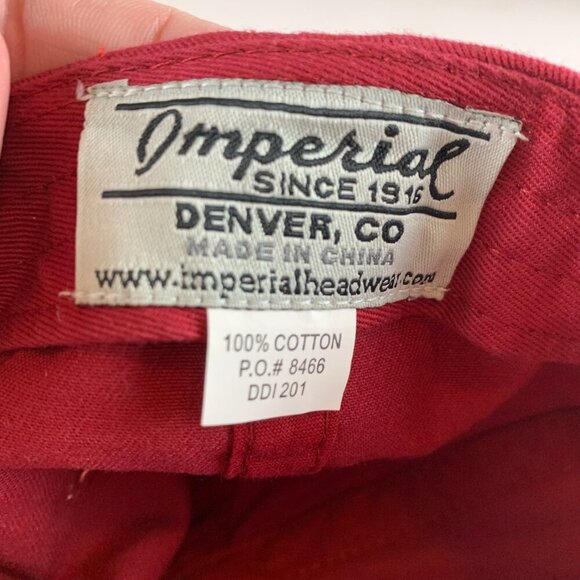 TPC Scottsdale FBR Open 16th Hole Maroon Imperial Strapback Adjustable Hat - Picture 5 of 5